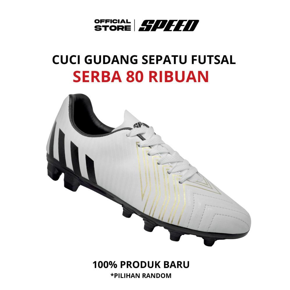 BEST SELLER SPEED - SEPATU BOLA SERBA 80 RIBUAN - PRODUK ORIGINAL 100% BARU - PRODUK CUCI GUDANG - S