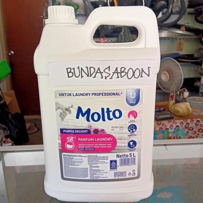 BEBAS ONGKIR - Molto Parfume Spray Professional Purple Delight Laundry 5L