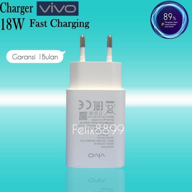CHARGER VIVO Y21 Y21S Y21T Y53S ORIGINAL 100% TYPE C FAST CHARGING