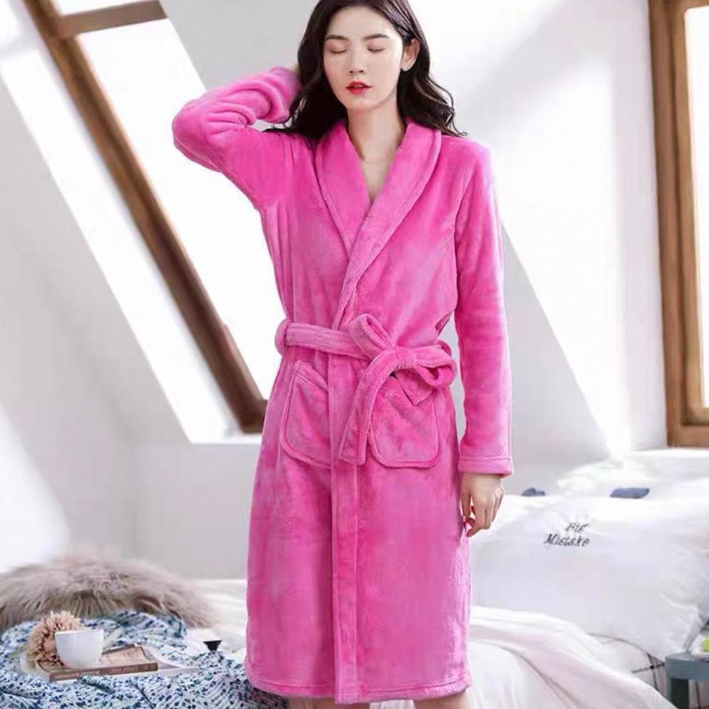 JC- Set Kimono Bulu Handuk Import  / Kimono handuk wanita import