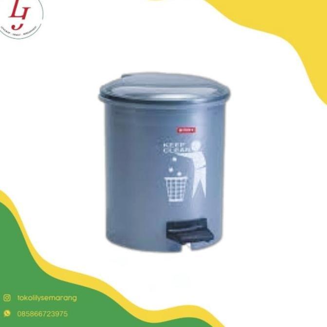 Tempat Sampah Injak Lion Star 10lt