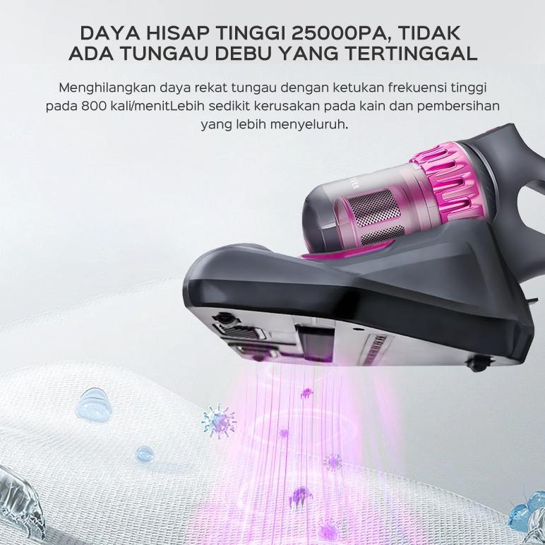 TERBARU HAN RIVER Vacuum Cleaner 25000Pa 2 in 1 With UV Anti-mite Vacuum Cleaner Kasur