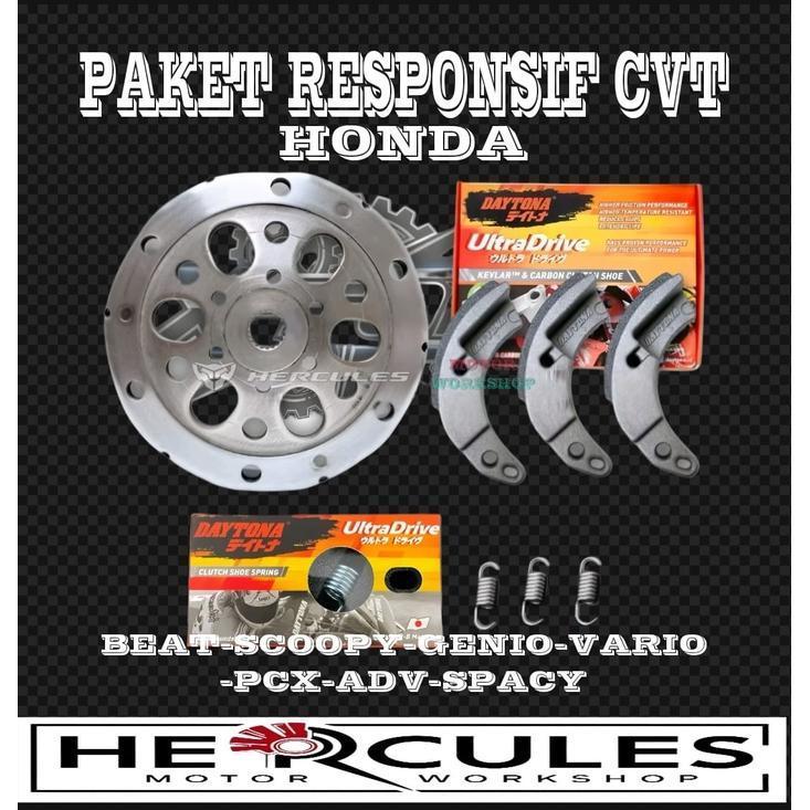 Hercules Motor Workshop Paket Komplit Upgrade Cvt Daytona Yamaha Nmax Aerox Lexi Full Set Racing Pak