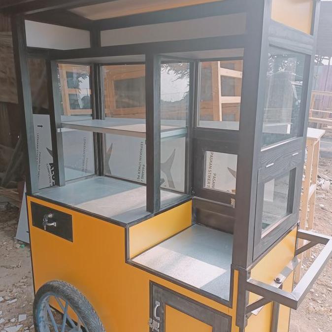 Terlaris Gerobak Serbaguna Gerobak Sempol Gerobak Gorengan Rombong Serbaguna