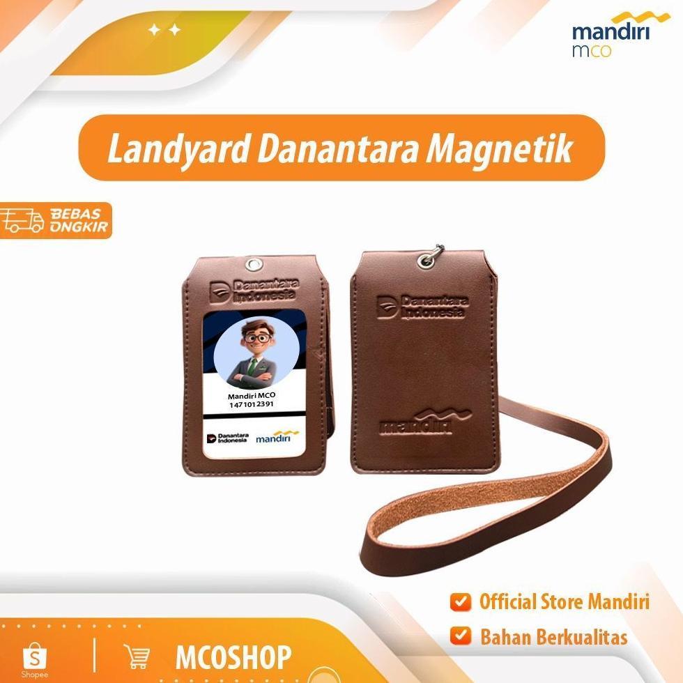 Lanyard Danantara Magnetik Bahan Sintetis