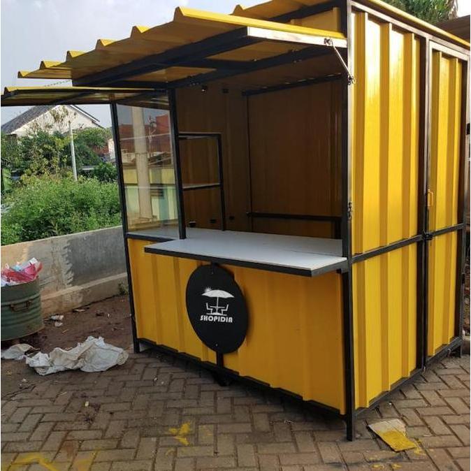 Terlaris Booth Kontainer / Gerobak Kontainer / Gerobak Costum Cafe Resto
