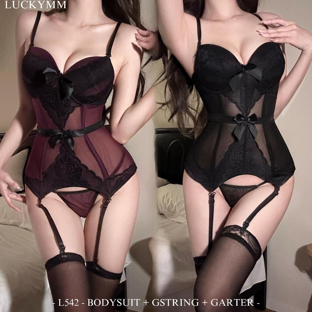 BODYSUITS KORSET WANITA / BAJU PUSH UP CUP BRA / KORSET BODYSUIT 542 LMM