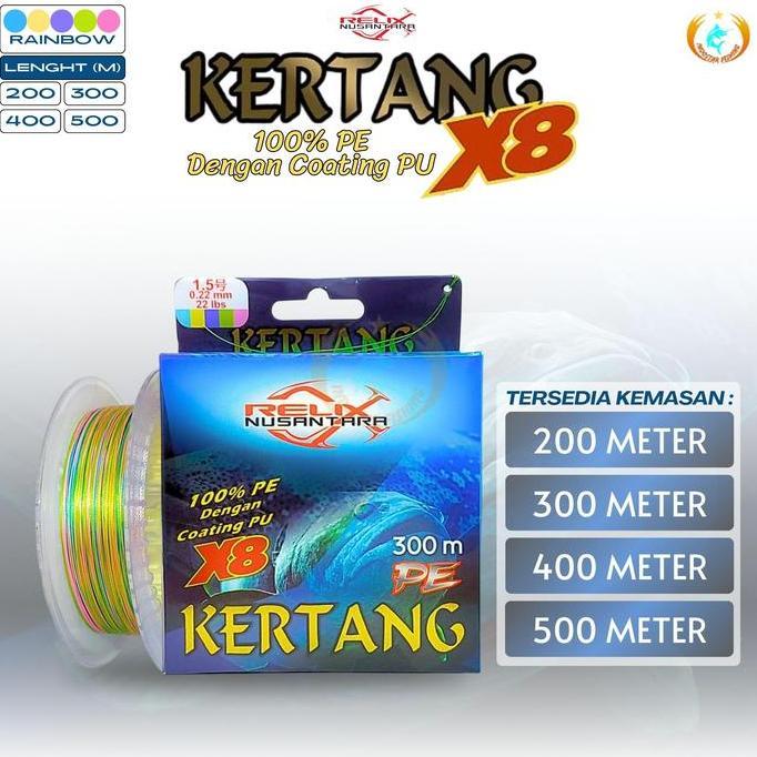 Promo SENAR PANCING BENANG PE RELIX NUSANTARA KERTANG X8 200 300 400 500 METER Diskon
