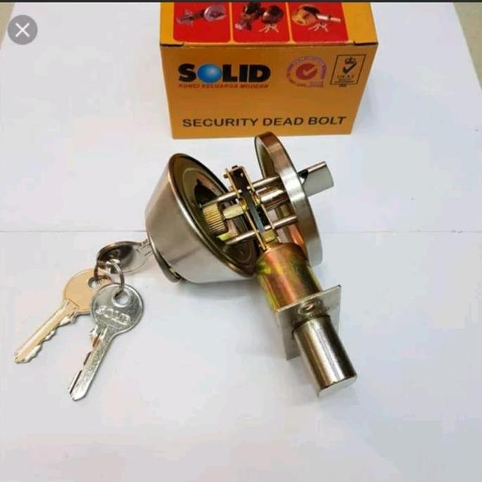 '' KUNCI PINTU TAMBAHAN SECURITY DEADBOLT SOLID DB1 ''