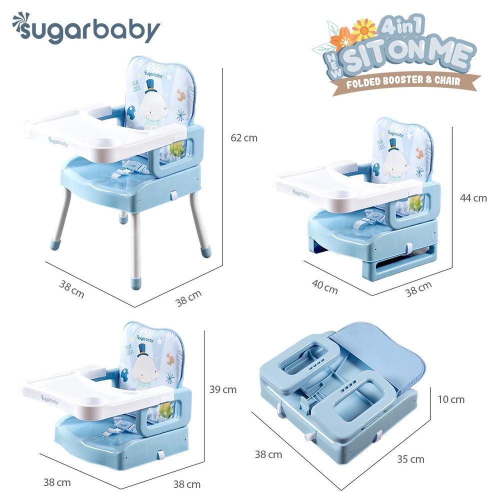 Kursi Makan Bayi/Booster Seat Space Baby Sb-518 - Sugar Baby Bebe Smart Tempat Duduk Makan Bayi