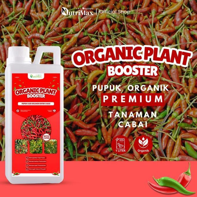 Promo ORGANIC PLANT BOOSTER CABAI 1 LITER - Pupuk Organik Cair Dan ZPT Khusus Tanaman Cabai - Memper
