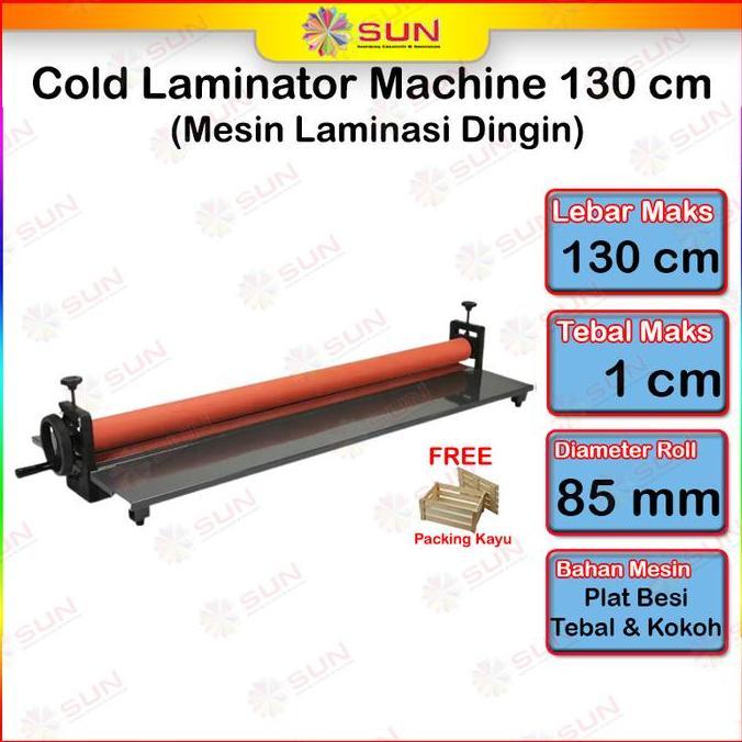 Mesin Laminasi Dingin - Cold Laminator 1300 Mm