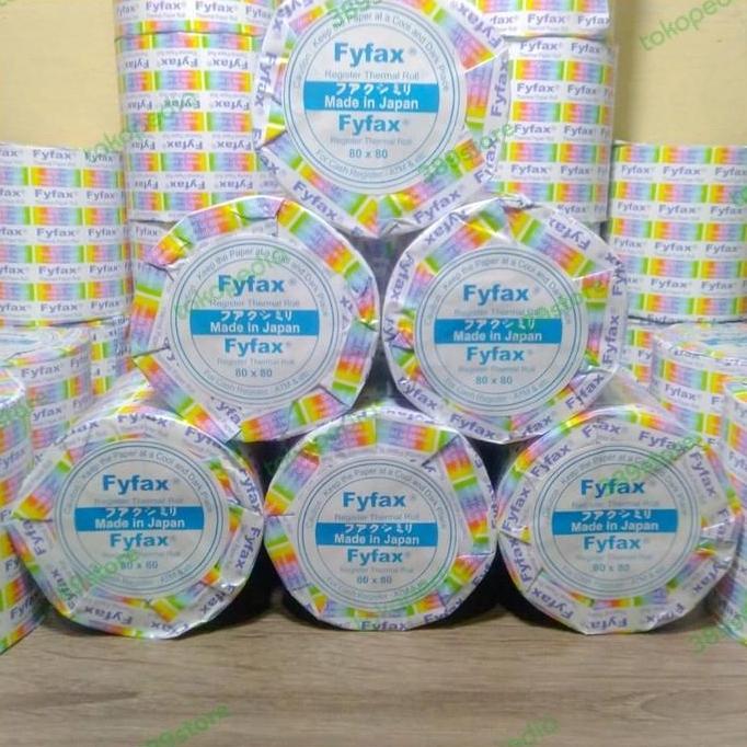 Kertas Kasir Thermal Fyfax 80x80 / Thermal Paper Roll Fyfax 80x80