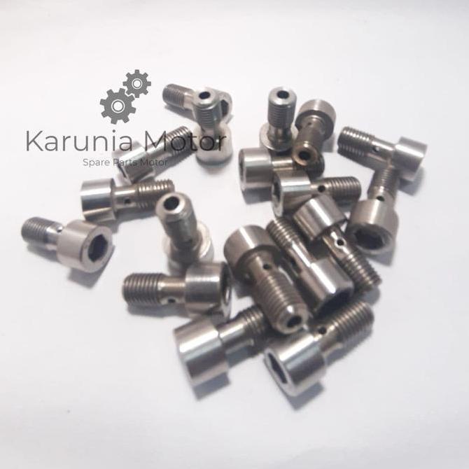 Baut Selang Slang Rem Disc L Stainless RESTOCK