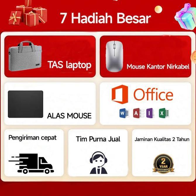 Javamizz - Ma Notebook Super Tipis 2024 Untuk Rumah, Kantor, Dan Pelajar - Intel J4105, Ram 8Gb Ddr4