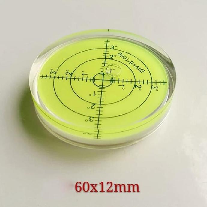 waterpass bulat round bubble spirit level-protractor-alat ukur datar