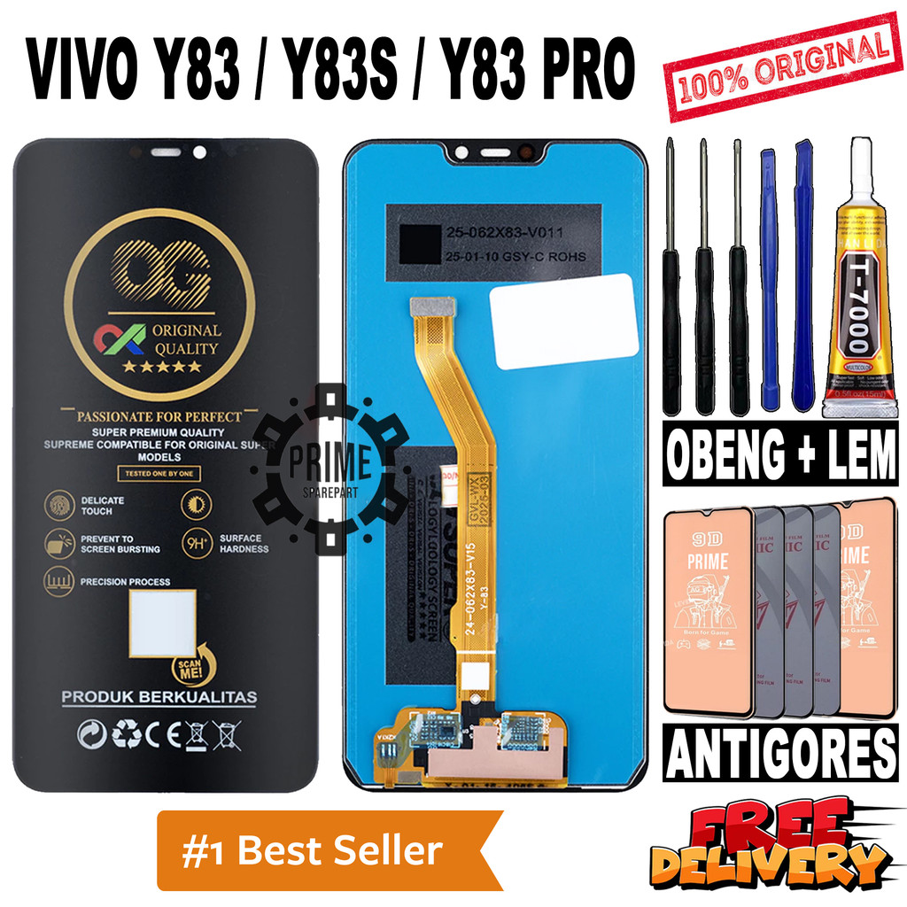 LCD TOUCHSCREEN VIVO Y83 / Y83S / Y83 PRO ORIGINAL OEM LCD VIVO Y83 / Y83S / Y83 PRO FULLSET