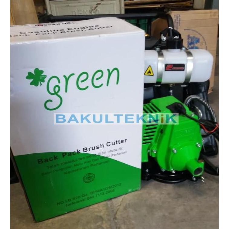 Terlaris Mesin Potong Rumput Backpack Brush Cutter Pemotong Rumput 4 Tak Green