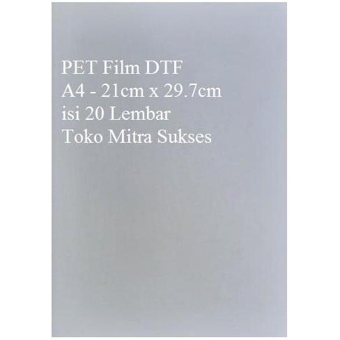 PET Film DTF A4 murah