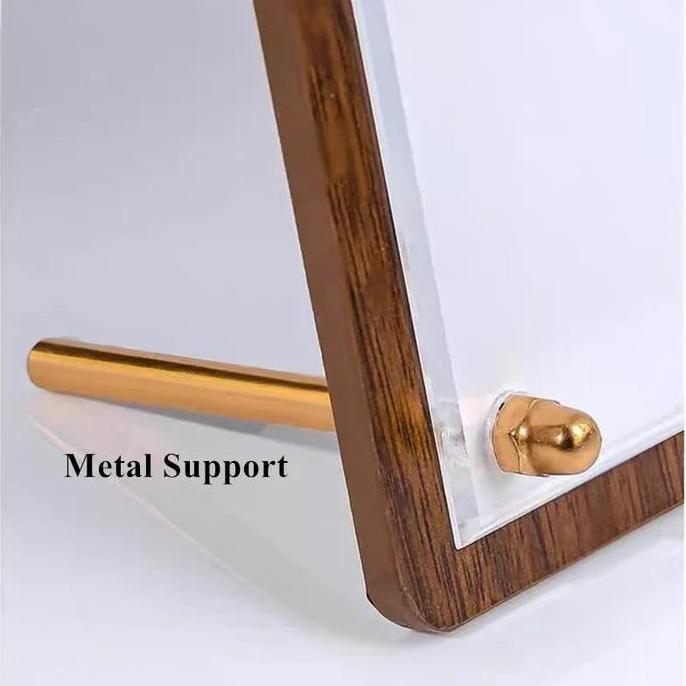 Menu Holder Kayu A4 Stand Menu Display Standing Menu Display Menu Tempat Menu Berdiri Untuk Cafe Rum