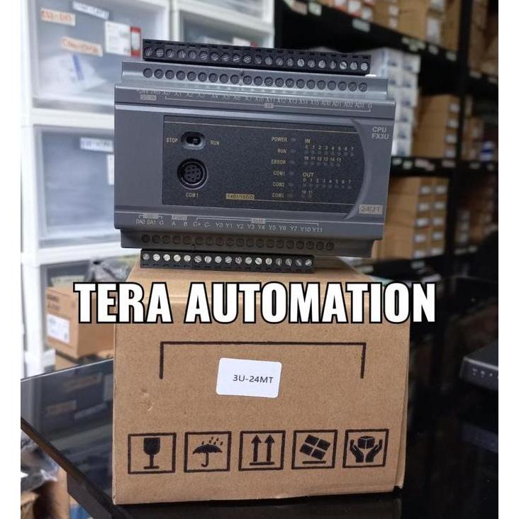 MVRA PLC FX3U 24MR FX3U-24MT RS232 RS485 24VDC PLC