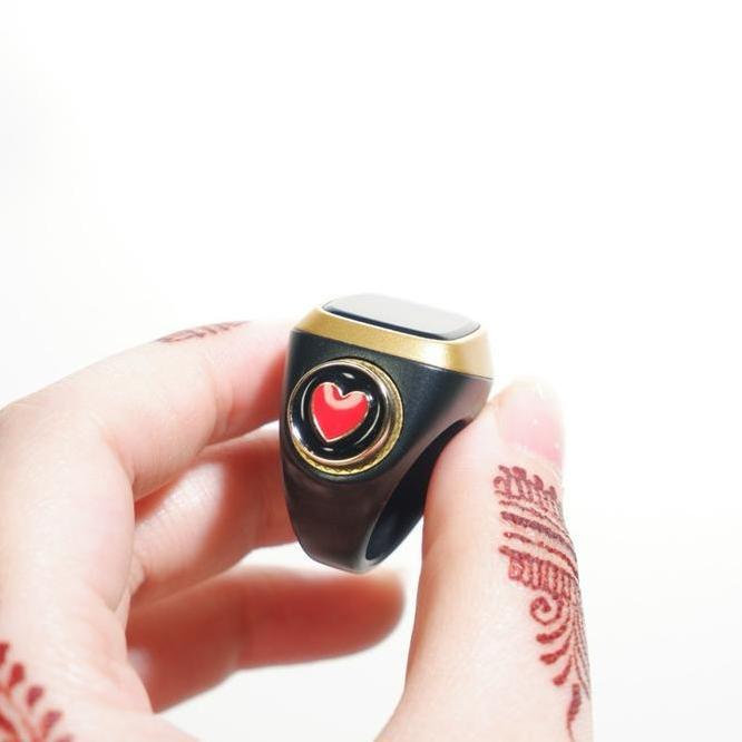 New | Nisa Aydrus - Tasbih Digital Cincin Smart Iqibla Basic Cantik | Terlaris