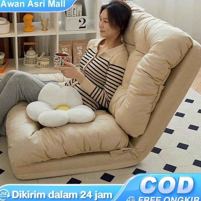 EREINO Sofa lipat multifungsi, tahan air, tahan lama, kursi platform sederhana, penyesuaian multi-su