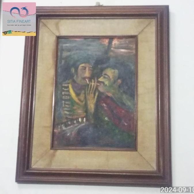 Terlaris Lukisan Lawas Karya Hendra Gunawan Tema Pahlawan Revolusi Oil On Canvas