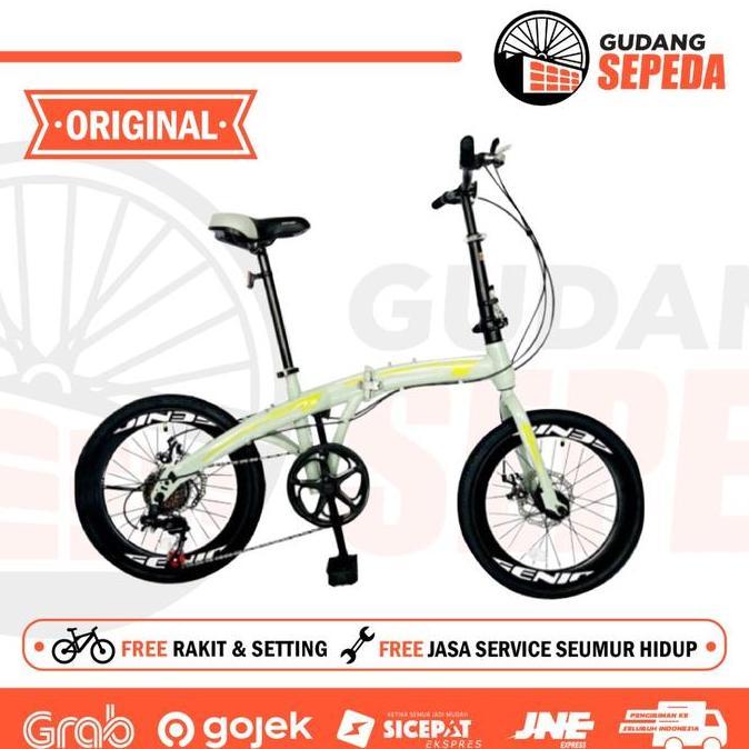 Terlaris Sepeda Lipat Genio F211 By United 7 Speed 20 Inch Garansi Resmi Sni
