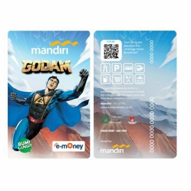 Allthebest- Kartu Emoney Mandiri Etoll E-Money E-Tol E Money Tol Card Bank Mandiri