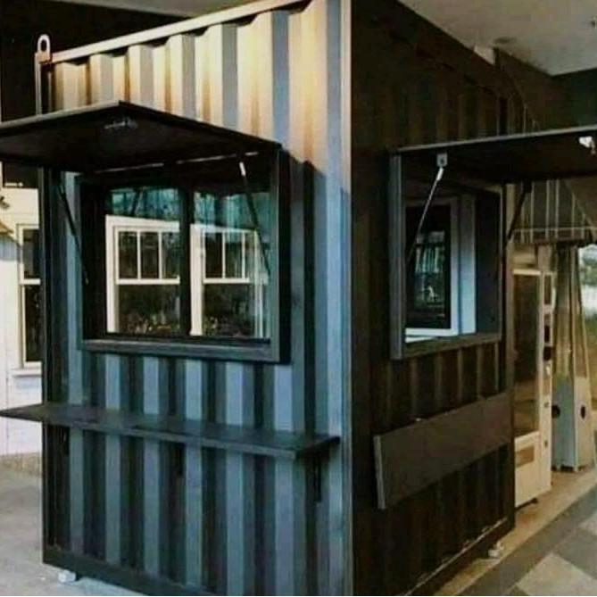 Terlaris Kios Box Semi Kontener Dapat Disesuaikan Penyimpanan Garmen