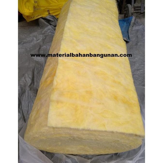 Glass Wool 24K x 2 Inch Lapisan Peredam Suhu Panas Rumah Dinding Depok