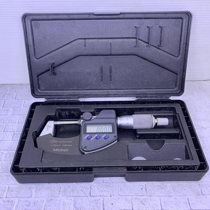 Mikrometer 0-25 Mm Digital Mitutoyo Original Bekas Normal