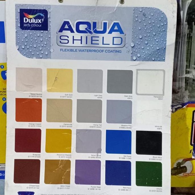 CAT TEMBOK DULUX AQUASHIELD 4 KG OPLOSAN ATAU TINTING
