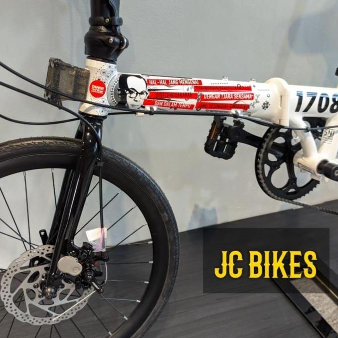 Terlaris Sepeda Lipat 20 Inch Foldx X'Lite By Element Full Alloy 11Kg 8 Speed Xlite Kemerdekaan, Dam