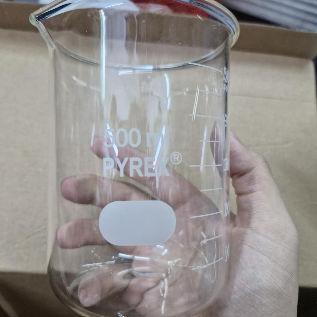 Ready Beaker / Gelas Kimia Pyrex 500 ml