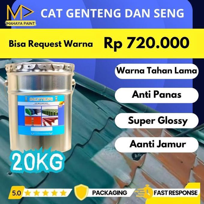Cat Genteng Dan Seng Super Glossy / Cat Seng 20Kg Mahaya Paint