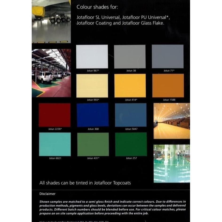 JOTUN CAT LANTAI / JOTAFLOOR PU TC 257 GREEN 5 LITER / 2 KOMPONEN