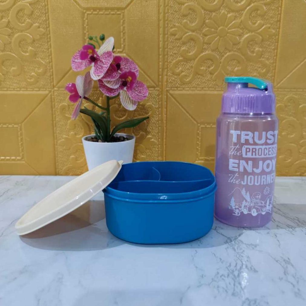 terbaru kotak makan mini kecil anak 500 ml lunch box wadah bekal cemilan snack bayi lucu tepak+botol