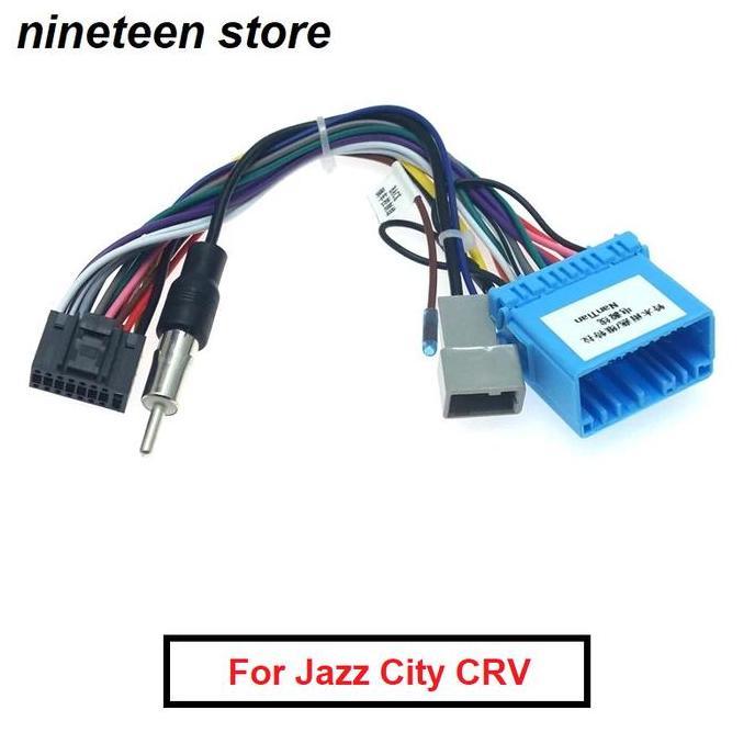 Kabel Soket Honda Jazz GD3 City CRV Gen 2 Stream Headunit Android
