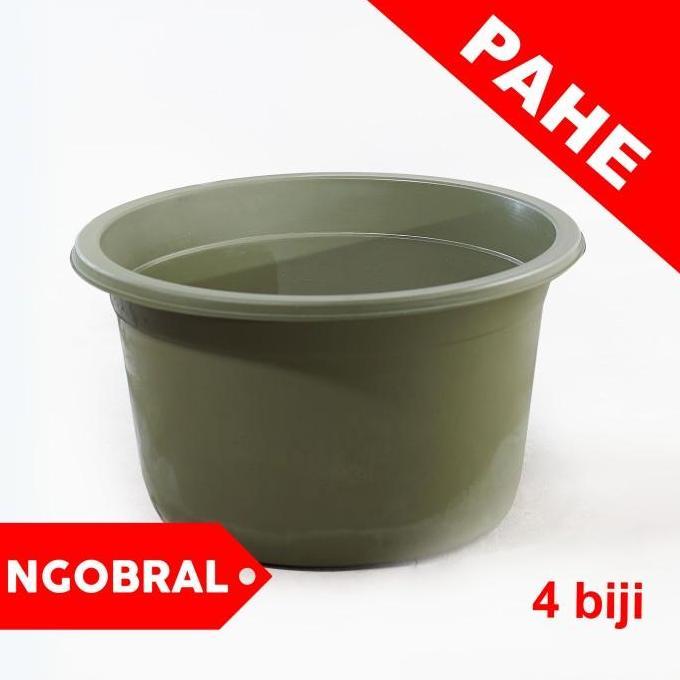 PAKET 4- Baskom Plastik Besar D 50 cm Ember Bak Plastik Jumbo TINGGI
