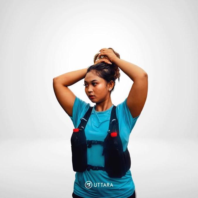 Uttara Reflective Running Vest 3 lt - rompi/ tas lari  Outdoor  Sport vest lari vest muncak tektokan