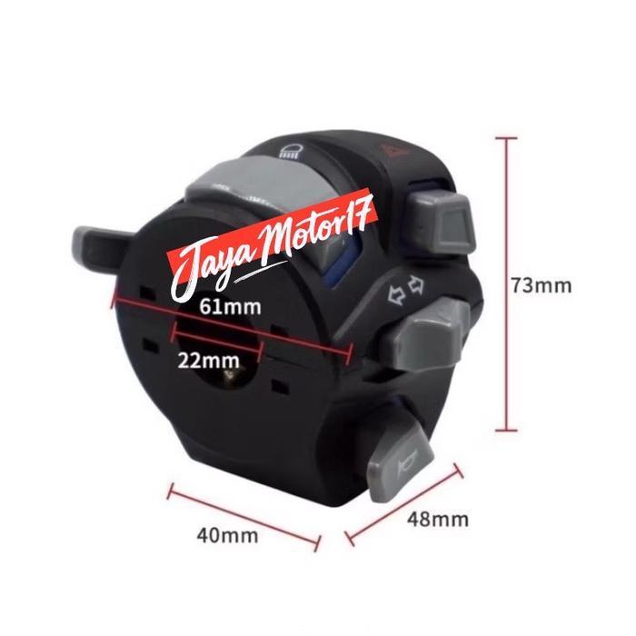 Saklar Holder Set Nyala Led Vietnam Aeromotive Body Black Soket Pnp Nmax Old Nyala Led Tersedia Warn