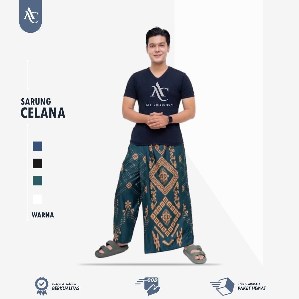 terlaris sarung celana dewasa 100 dapat3pcs santri/santriwati  sarung instan dewasa sarung batik pri