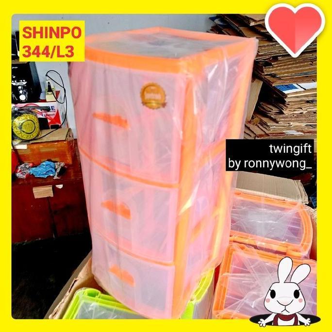 OK RAK CONTAINER LACI, BESAR, SHINPO SUSUN 3 ''