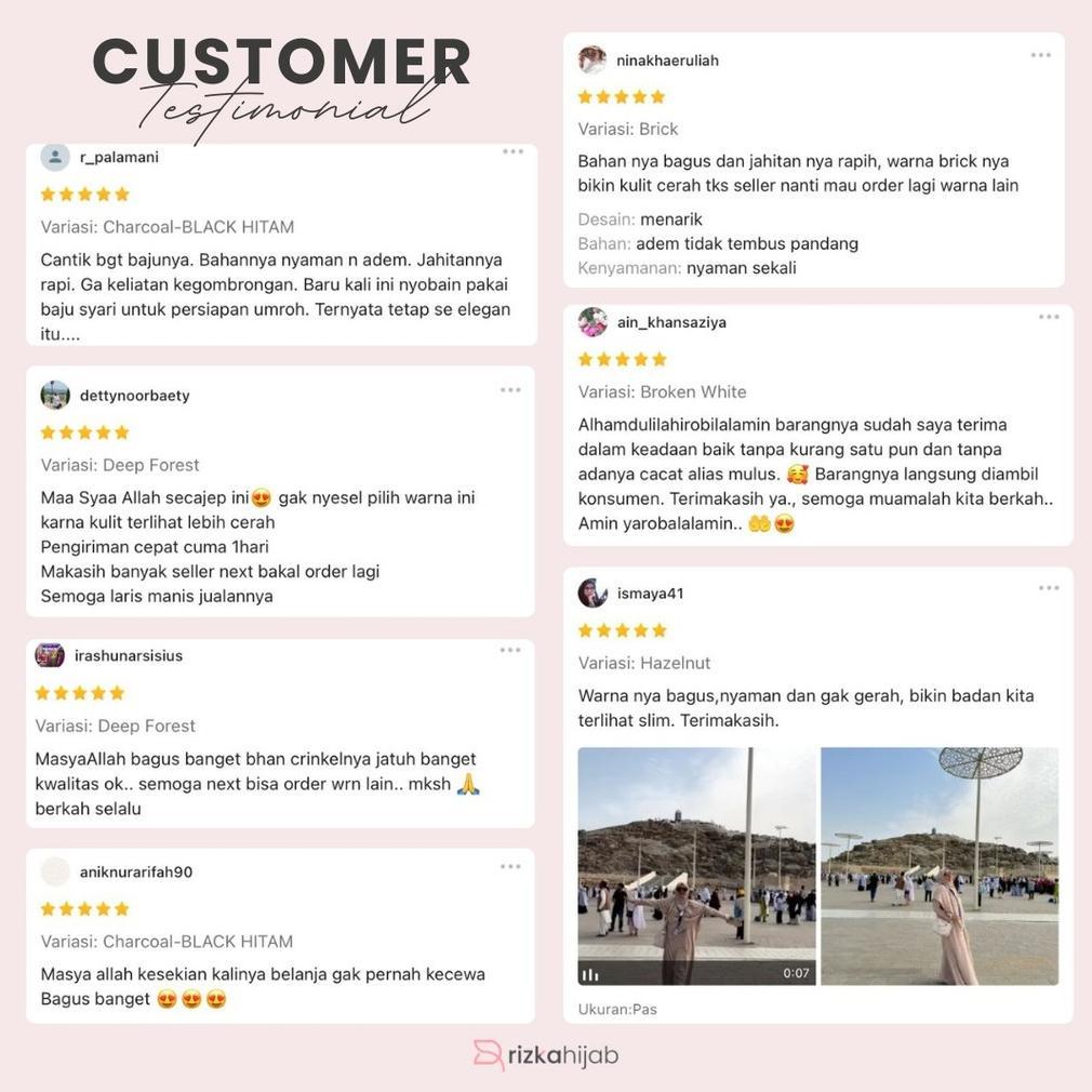 GARANSI Rizka Hijab - Shafeeya Abaya Set French Khimar