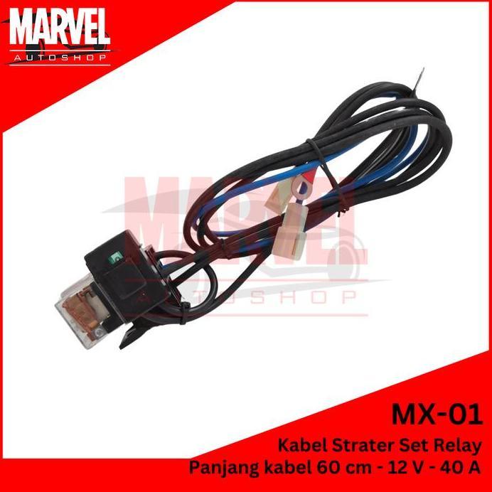Ready SET KABEL RELAY STATER MOBIL / RELAY CABLE STARTER MX / MX CABLE SET RELAY FOR MOTOR ENGINE ST