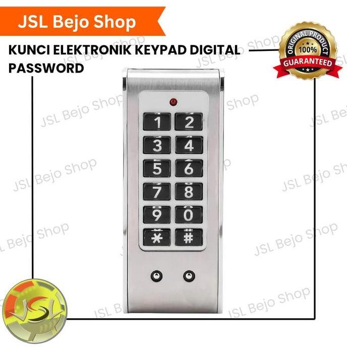 VIRALL KUNCI ELEKTRONIK KEYPAD DIGITAL PASSWORD KUNCI LEMARI/LOKER TANPA KUNCI PASSWORD CABINET LOCK