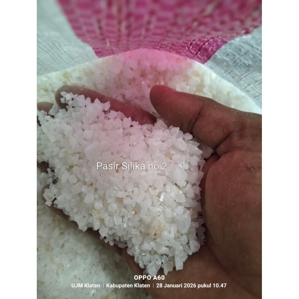 (2 mm) Pasir Silika/Silica Sand 1 kg untuk Media Filter Air Kolam/Air Minum