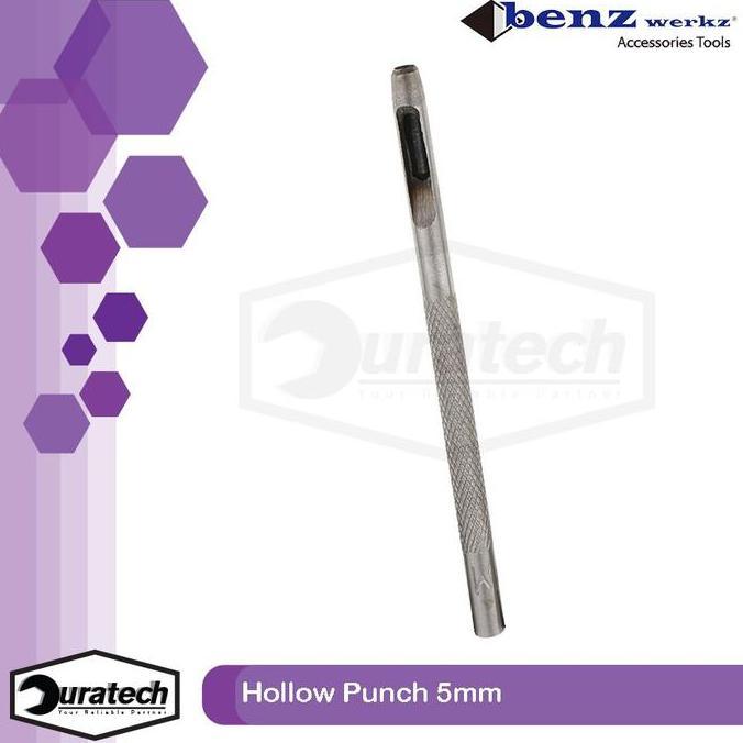 Benz Werkz plong pembuat lobang 5mm / Plong hollow punch pukul / Pembolong plat kulit kertas plastik